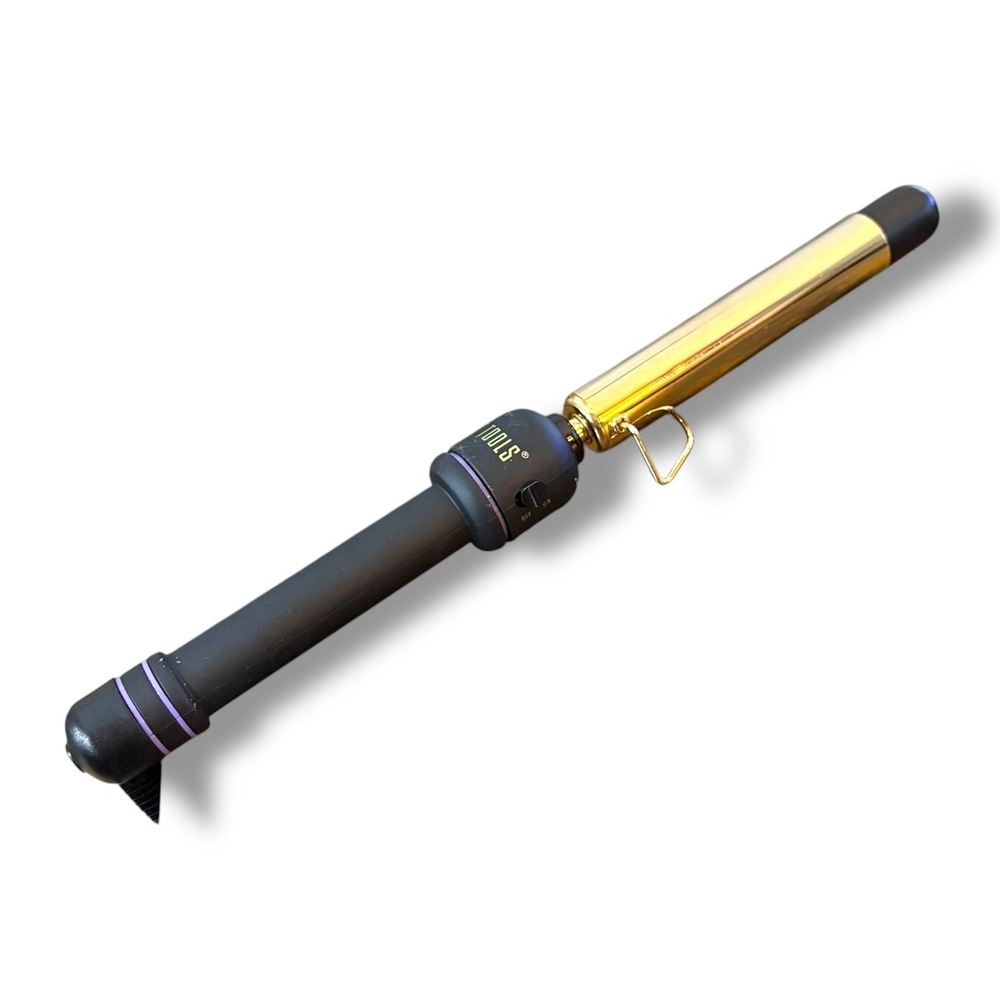 Hot Tools Professional Gold 1 Inch Curling Iron Wand HTG1860 430F Black Gold - Picture 4 of 6